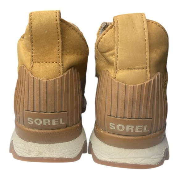 Sorel Caribou Leather Boot women’s Tan and Gray Lace-Up hiking Boots 6 - Picture 6 of 15